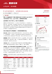 东方财富2022年一季报点评：市占率继续提升，业绩展现较强韧性