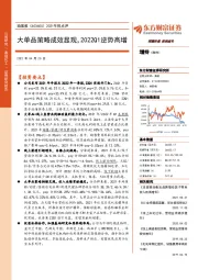 2021年报点评：大单品策略成效显现，2022Q1逆势高增