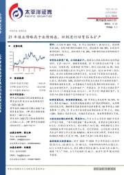 21年报业绩略高于业绩预告,积极进行培育钻石扩产