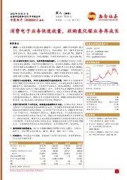 2021年年报点评:消费电子业务快速放量,收购氮化镓业务再成长