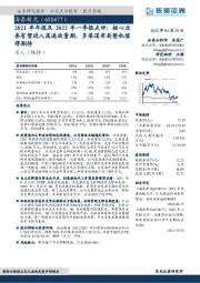 2021年年报及2022年一季报点评:核心业务有望进入高速放量期,多渠道布局整机值得期待
