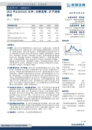 2021年&2022Q1点评:业绩高增,扩产持续推进