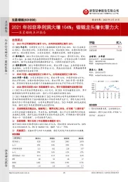 亚星锚链点评报告:2021年扣非净利润大增104%;锚链龙头增长潜力大