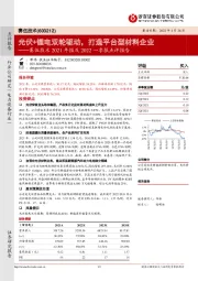 赛伍技术2021年报及2022一季报点评报告：光伏+锂电双轮驱动，打造平台型材料企业