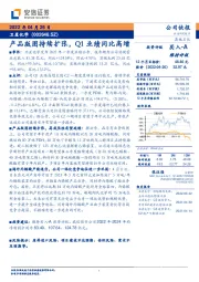产品版图持续扩张,Q1业绩同比高增