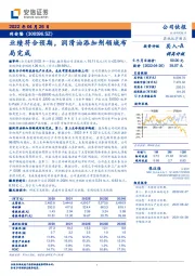 业绩符合预期,润滑油添加剂领域布局完成