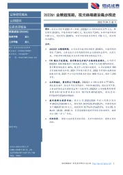 2022Q1业绩超预期，视光终端建设稳步推进