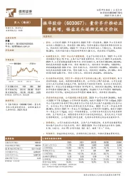 量价齐升推动业绩高增，铬盐龙头逐渐兑现定价权