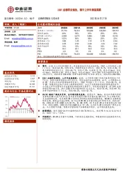 22Q1业绩符合预告，预计上半年表现亮眼