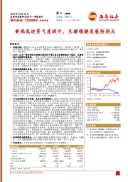 黄鸡或迎景气度提升，生猪稳健发展待拐点