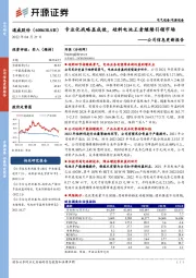 公司信息更新报告：专业化战略显成效，硅料电池王者继续引领市场