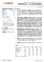 电缆冠军再出发，三大业务带动持续增长