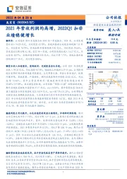 2021年营收利润均高增，2022Q1扣非业绩稳健增长