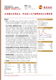 全球氯化亚砜龙头，研发投入与产能释放助力业绩高增
