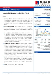 2021年净利增264%,布局氢能全产业链