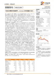 下游应用需求持续景气，2022Q1净利润稳中有升