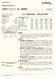 22Q1业绩超预期,石墨化逐步释放