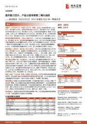 2021年报及2022年一季报点评：盈利能力回升，产品分层培育第二增长曲线