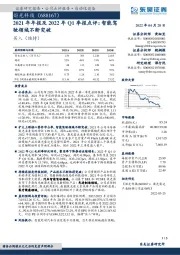 2021年年报及2022年Q1季报点评：智能驾驶领域不断突破