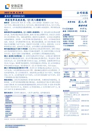渠道变革成效显现，Q1收入稳健增长