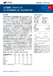 1Q22净利润超预告上限，新业务增长可期