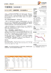 2022Q1点评：业绩超预期，分红收益率8%