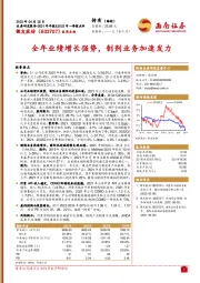 全年业绩增长强势,制剂业务加速发力