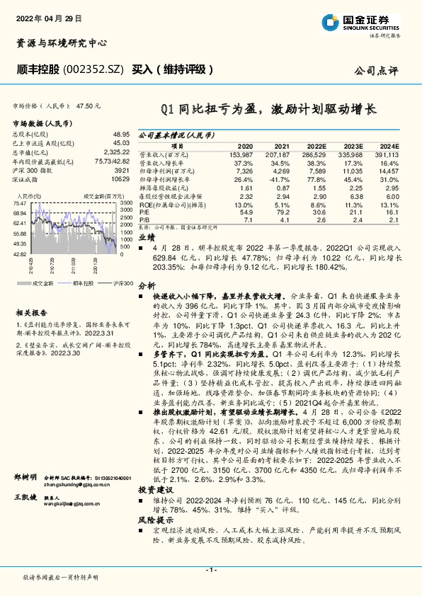 Q1同比扭亏为盈，激励计划驱动增长