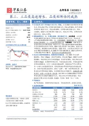 第二、三品类高速增长，品类矩阵协同成熟