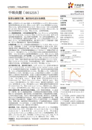 短期业绩强支撑,稳定性和成长性兼具