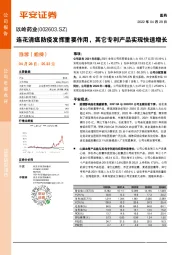 连花清瘟防疫发挥重要作用,其它专利产品实现快速增长