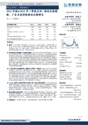 2021年报&2022年一季报点评：游戏业务稳健，广告业务持续驱动业绩增长