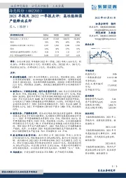 2021年报及2022一季报点评：高性能铜箔产能释放在即