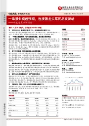 中航光电点评报告:一季报业绩超预期;连接器龙头军民品双驱动