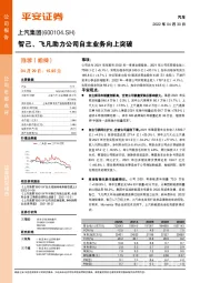 智己、飞凡助力公司自主业务向上突破