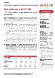 FY21&1Q22  review:  strong  growth  with  good cost control