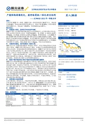 太阳纸业2022年一季报点评：产能结构持续优化，看好林浆纸一体化项目协同