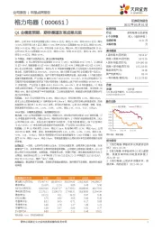 Q1业绩超预期,期待渠道改革成果兑现