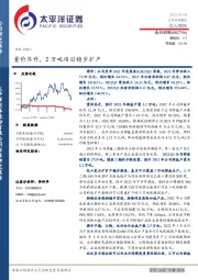 量价齐升,2万吨项目稳步扩产