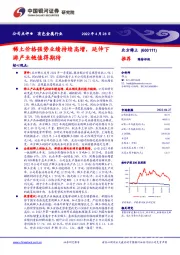 稀土价格强势业绩持续高增,延伸下游产业链值得期待