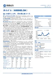 Q1业绩再上台阶，厚积薄发潜力十足