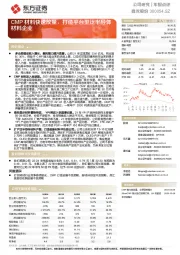 CMP材料快速放量，打造平台型泛半导体材料企业