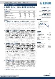 多品牌多点发力，22Q1疫情影响净利承压