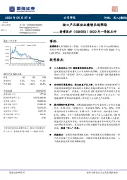 2022年一季报点评：核心产品驱动业绩增长超预期