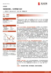 2022年一季报点评：电商驱动增长，毛利率稳中向好