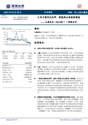 一季报点评：火电亏损环比收窄，新能源业务提质增速