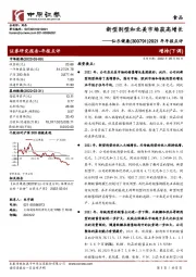 2021年年报点评：新型剂型和北美市场获高增长