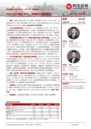 2022年一季报点评：1Q22收入增长45%；持续加大研发投入