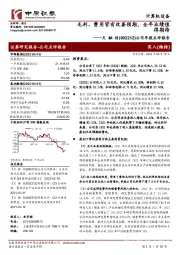 公司年报点评报告：毛利、费用皆有改善预期，全年业绩值得期待