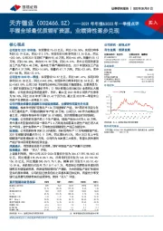 2021年年报&2022年一季报点评：手握全球最优质锂矿资源，业绩弹性逐步兑现